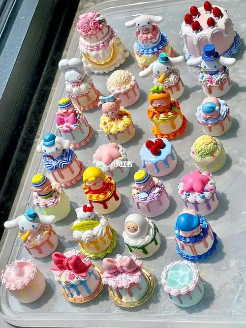 微缩粘土小蛋糕