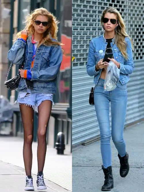 stellamaxwell街拍名副其实机车酷女孩