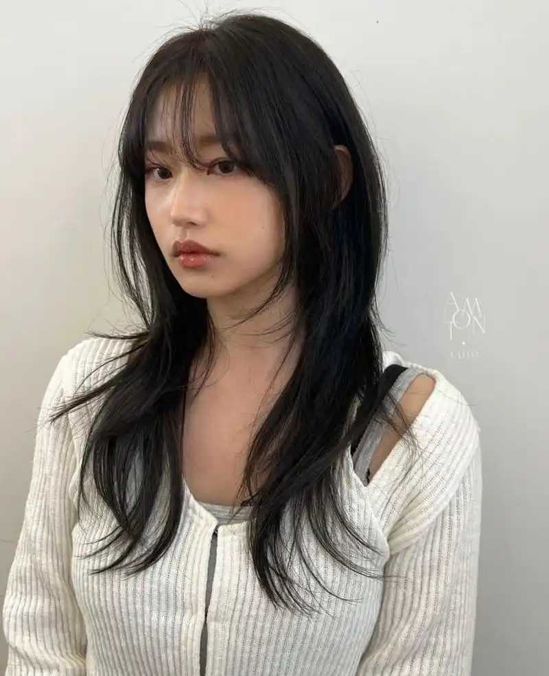 又酷又减龄的高层 次长发太美了 不用考虑长度 公主切又酷又甜 还很