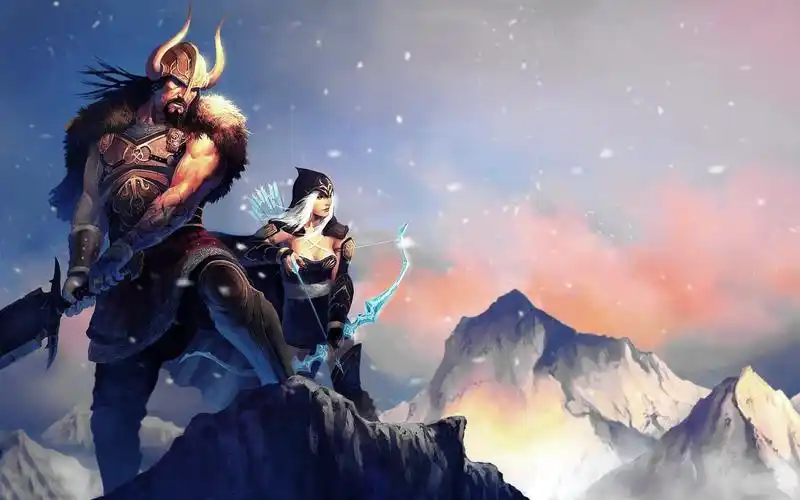 英雄联盟lol寒冰射手艾希高清桌面壁纸5下载