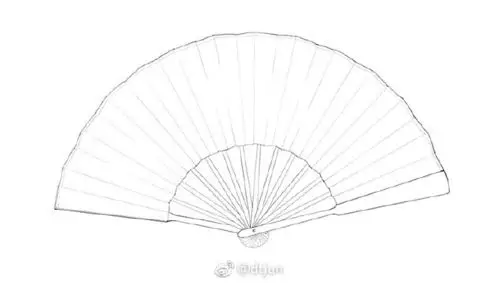 扇子的画法1