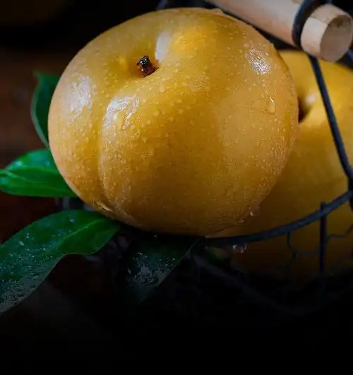 预售君恬果园羊脂梨山东烟台莱阳秋月梨礼品水果中秋礼盒8颗装净重约8