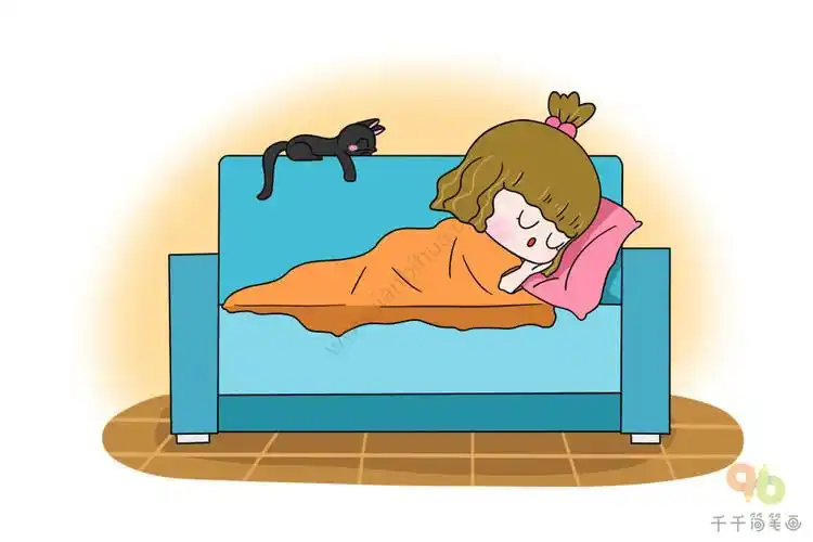 熊孩子日记系列 午休时间到_熊孩子日记简笔画