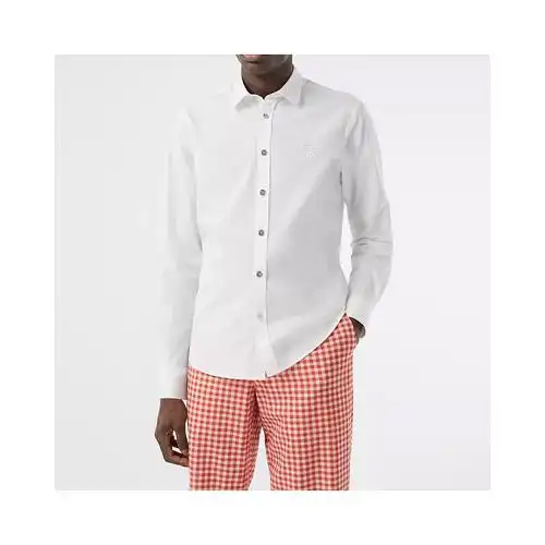 香港直邮burberry巴宝莉白色男士衬衫8028558衬衫