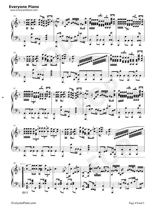 爱如潮水-张信哲《心事》的主打歌五线谱预览4