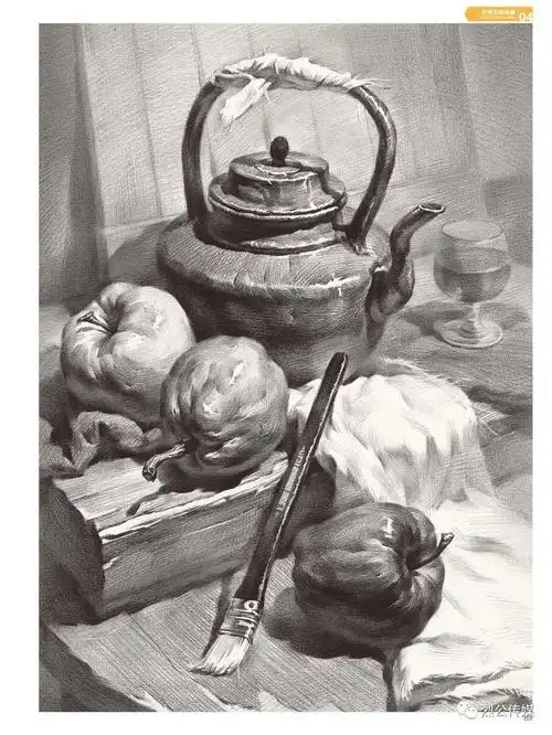 一战成名素描静物临摹范本2018匠心教学烈公传媒唐智源编素描基础入门