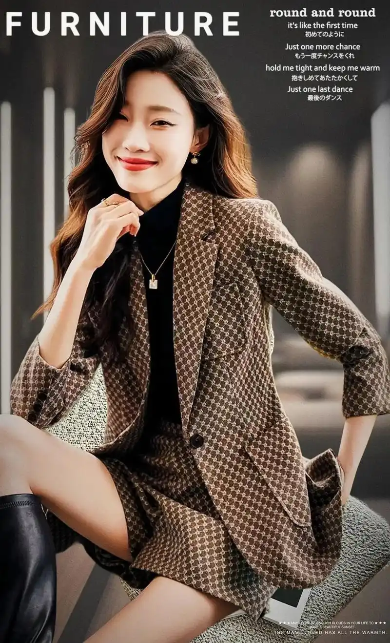 轻松穿出职场女王范!女士们～这款职业套装真的是谁穿谁气质!