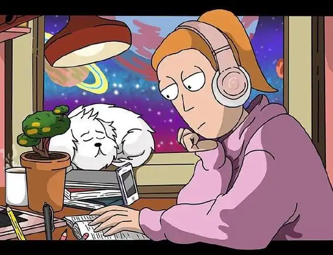 summer and snuffle. 来自瑞克和莫蒂集 - 微博