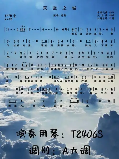 复音口琴演奏天空之城希望大家喜欢与支持
