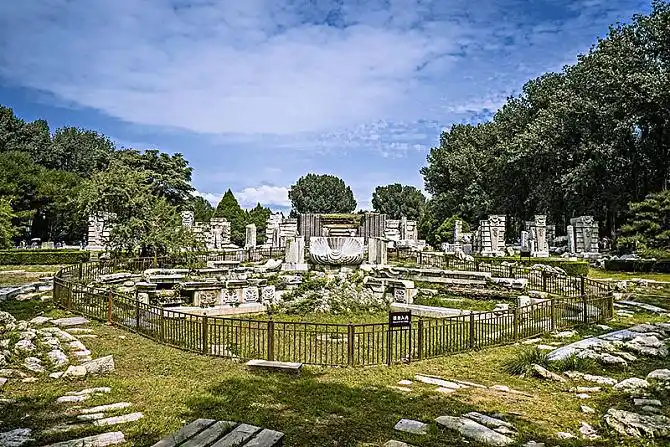 北京圆明园遗迹_全景网