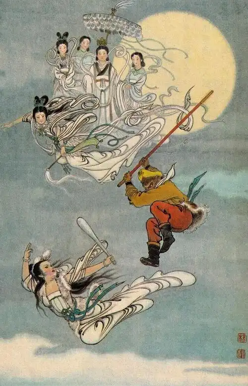 杨永青《西游记》绘画作品欣赏