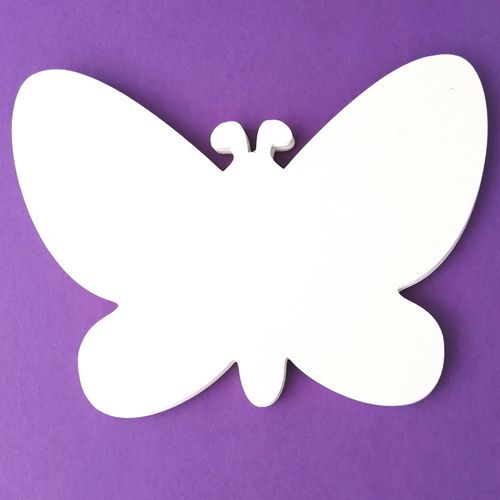 蝴蝶形状卡纸幼儿园手工手工制制作绘画涂鸦彩绘折纸