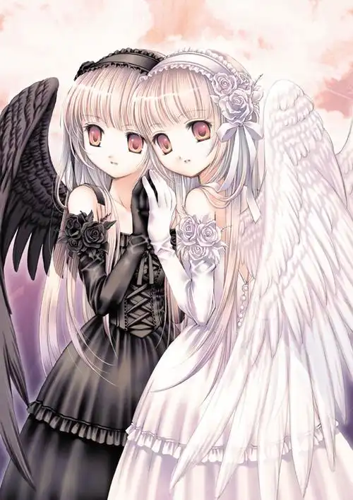 一半天使一半恶魔图片但是抱歉我没有求一半天使一