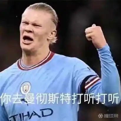 不愧是曼城铁粉郭麒麟b站头像用的是哈兰德表情包