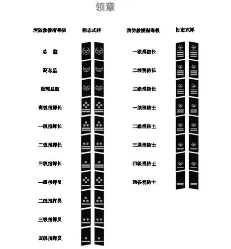 最新中华人民共和国消防救援衔标志式样和佩带办法修订全文