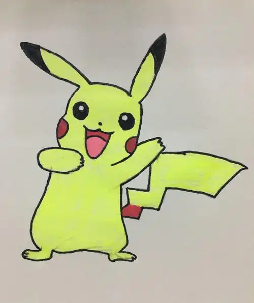 皮卡丘的画法简笔画可爱 皮卡丘画法简笔画可爱
