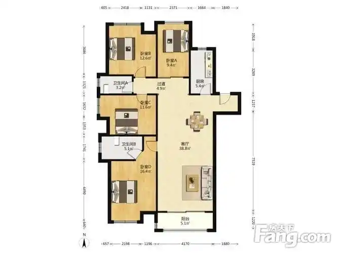 户型独特 独领风梢 您致电 我陪看,武汉洪山南湖花园保利中央公馆二手