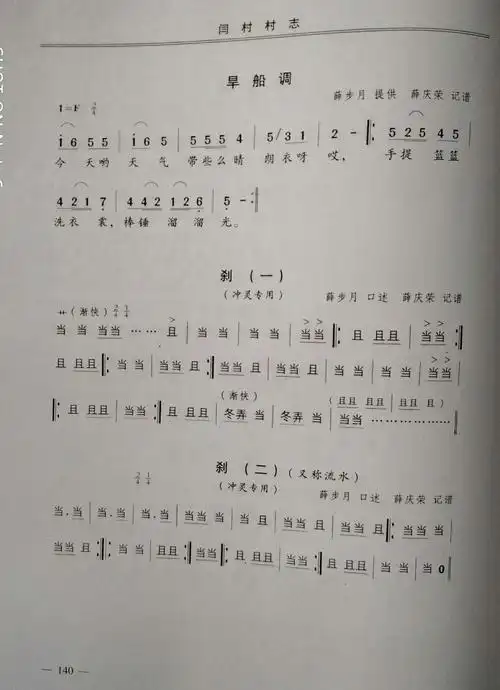 且且且,当当当---南张闫村鼓谱