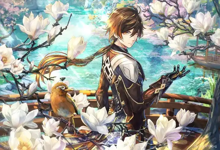 美图搬运原神角色图钟离