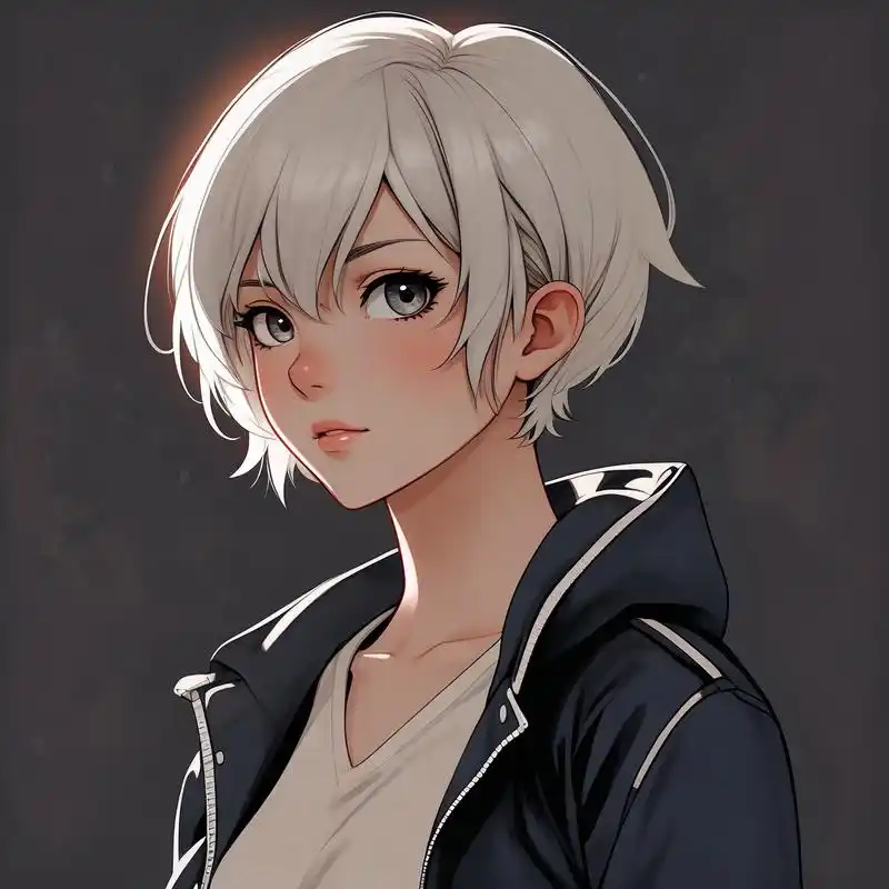 95高冷超短发女神头像93 今日份高冷范超短发女神头像来啦～ 每一