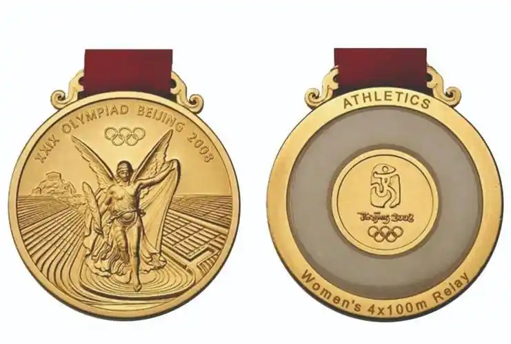 2008年北京奥运会奖牌设计相比夏季奥运会的奖牌设计,冬奥会奖牌设计