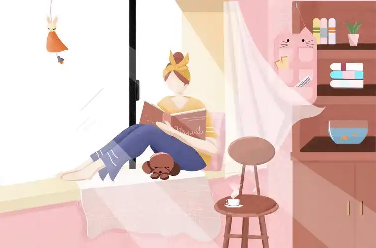 宅女日常之从前慢 - 海小心的插画匣子 - 原创作品 - 视觉中国(shijue