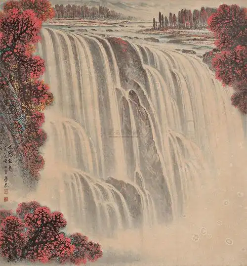 【九寨秋色 纸本】拍卖品_图片_价格_鉴赏_绘画_雅昌艺术品拍卖网