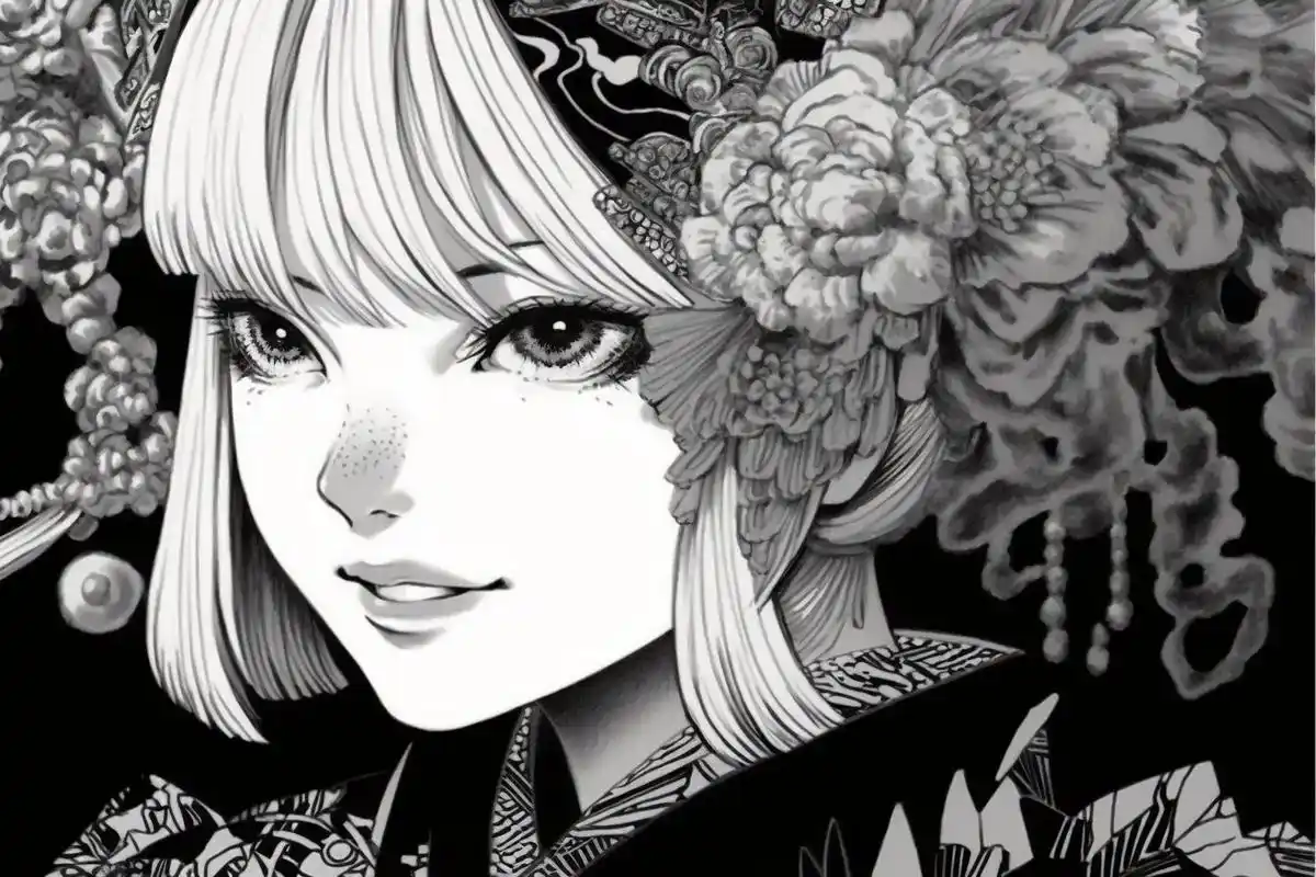 日系黑白少女.今天的ai就玩到这里吧 喜欢均可自取#二次元  - 抖音