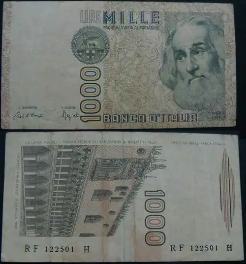 展开全部 欧元之前的意大利里拉是1983年起发行的.