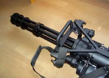 加特林机枪图片 一张