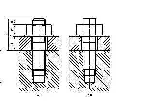 特点:结构简单,装拆方便,适用于连接件厚度不大且可从两侧组装的场合