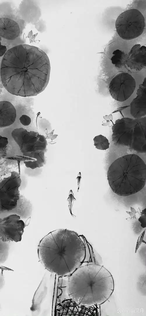 山水墨画,古风壁纸