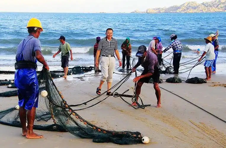 【海边风情---拖网人家摄影图片】纪实摄影_qz298722