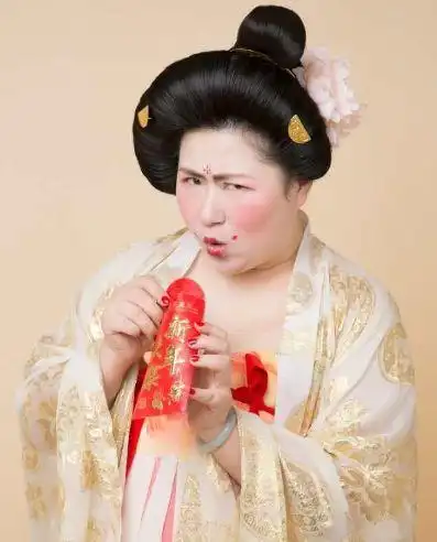 这个吃汤圆的唐朝胖仕女刷爆朋友圈!哈哈哈哈,太可爱!