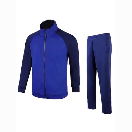 火焰蓝春秋体能训练服长袖运动套装消防套装国家标准蓝色