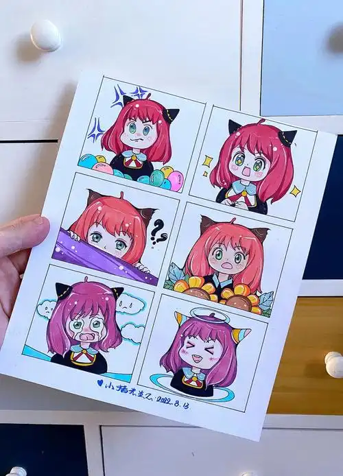 动漫a13五官表情喜怒哀乐810岁课效