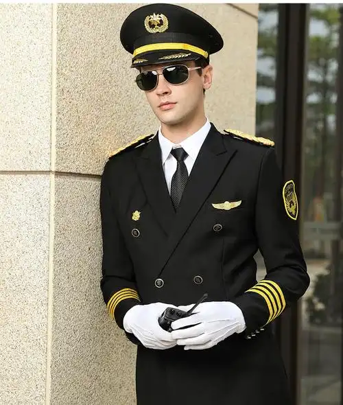 售楼处形象岗礼宾服保安制服大衣工作服套装男安保物业装男秋礼兵服装