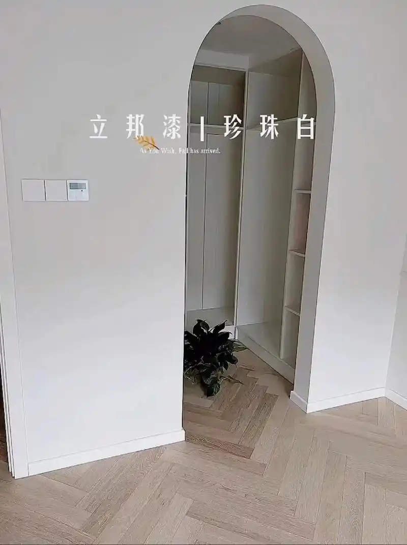 立邦漆奶油的珍珠白百看不厌nice