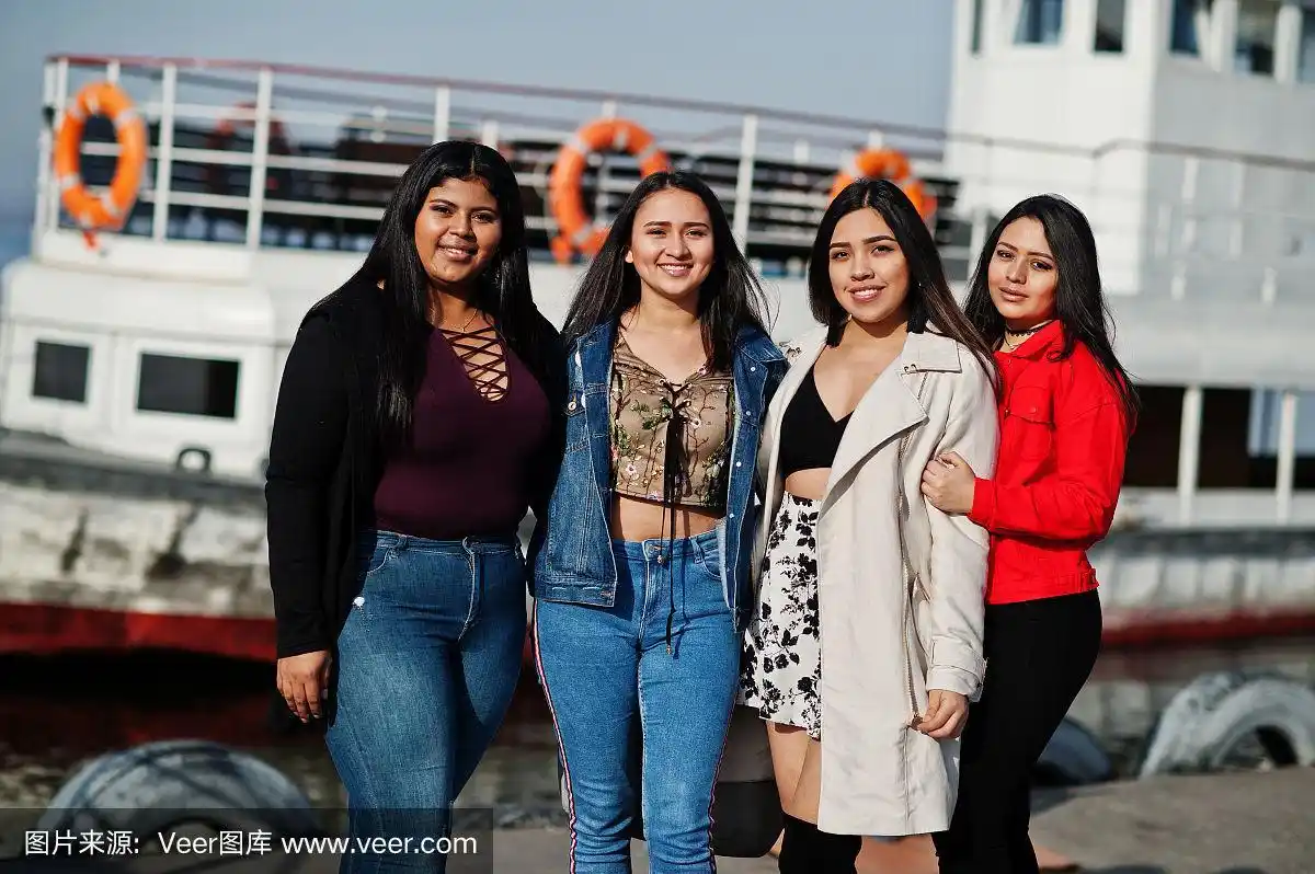 厄瓜多尔,女孩,幸福,人群,可爱的