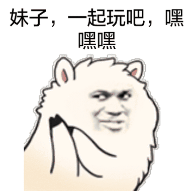 妹子,一起玩吧,嘿嘿嘿 - 你想睡我这件事,我已经知道了(草泥马表情)