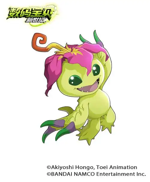 数码宝贝图鉴丨可爱达咩人家可是会进化成蔷薇兽哦