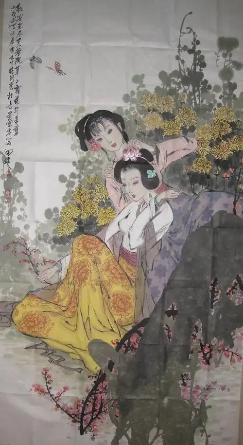 田婕仕女绘画作品欣赏