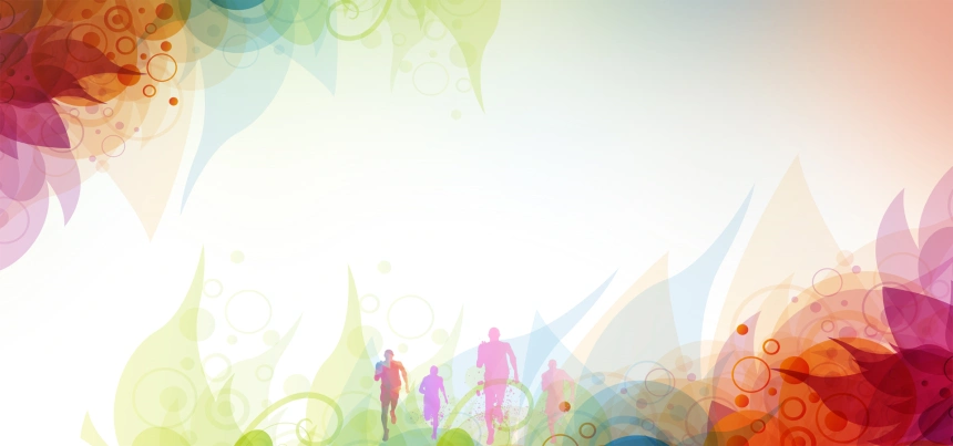 青春小清新毕业淘宝六月夏天活力背景