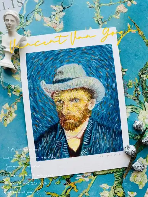 油画棒梵高自画像附过程步骤