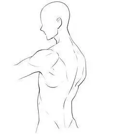 背部简笔画