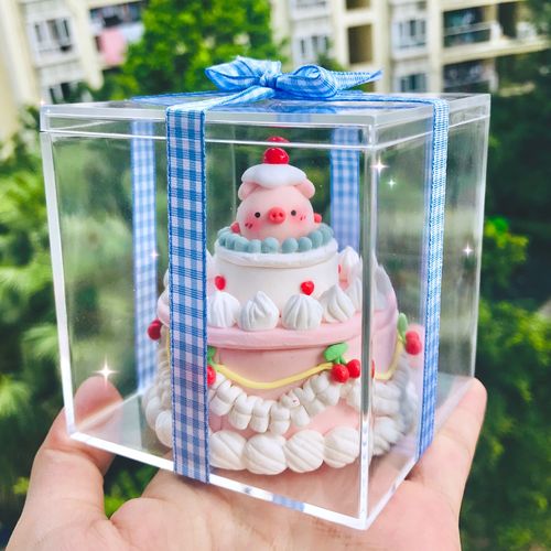 pp手作diy手工粘土蛋糕材料包闺蜜男女友新婚毕业生日圣诞节礼物 –