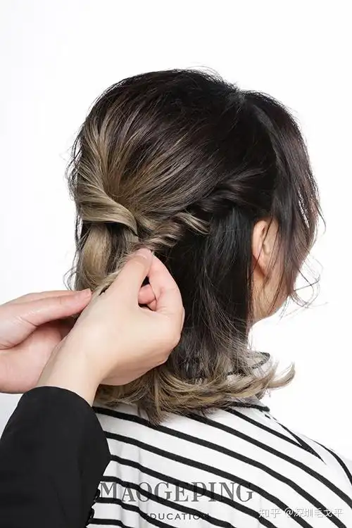 披肩发的美扎个日系半扎发你就懂了