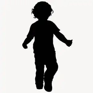 卷曲的剪影图片