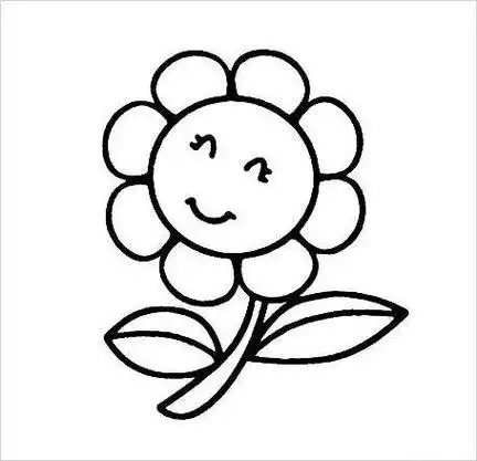 有太阳花的简笔画 简笔画图片大全-蒲城教育文学网