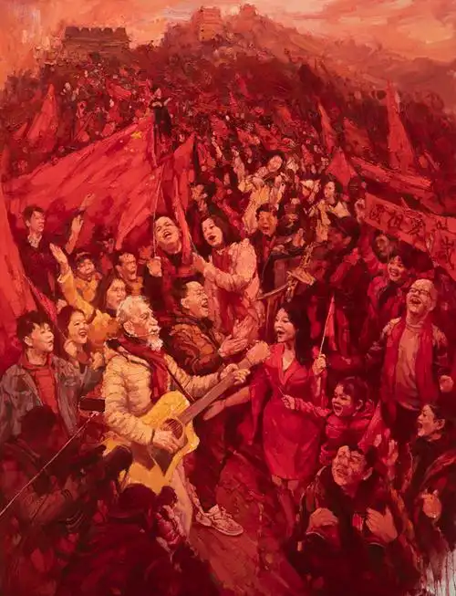 盛世迎新当代油画名家曹尚松